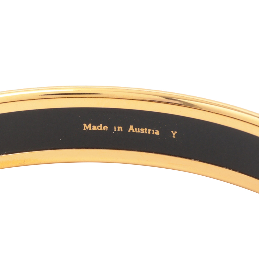 Pre-Loved Hermes Narrow Enamel Qu Importe le Flacon Bangle 65 - Picture 5 of 5
